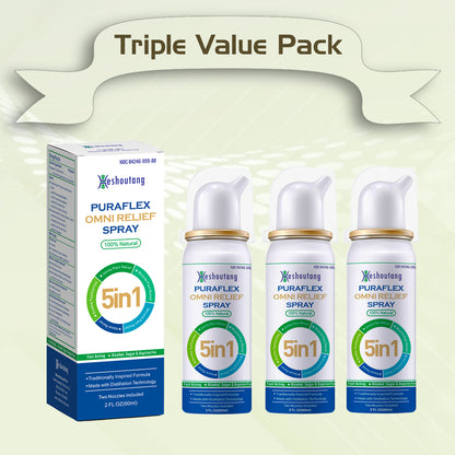 PuraFlex OmniRelief Spray|Triple Value Pack|180ml