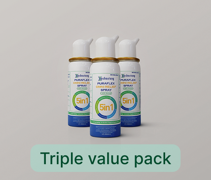 PuraFlex OmniRelief Spray|Triple Value Pack|180ml