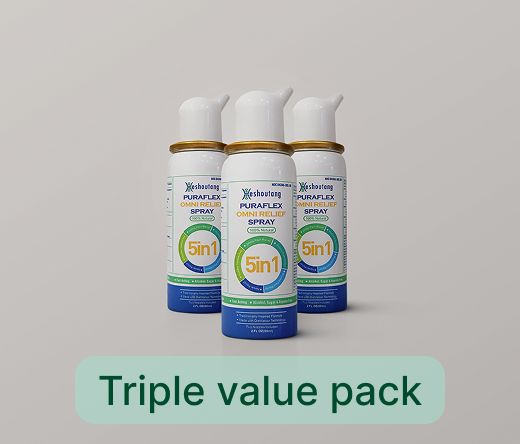 PuraFlex OmniRelief Spray|Triple Value Pack|180ml
