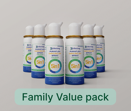 PuraFlex OmniRelief Spray|Family Care Pack|360ml