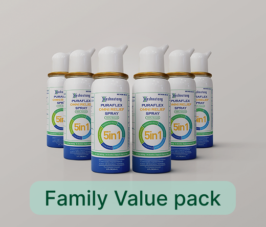 PuraFlex OmniRelief Spray|Family Care Pack|360ml