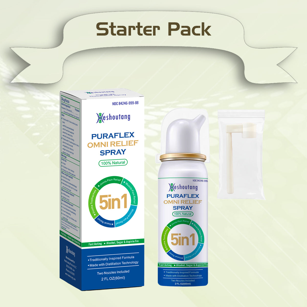 PuraFlex OmniRelief Spray|Single Relief Pack|60ml